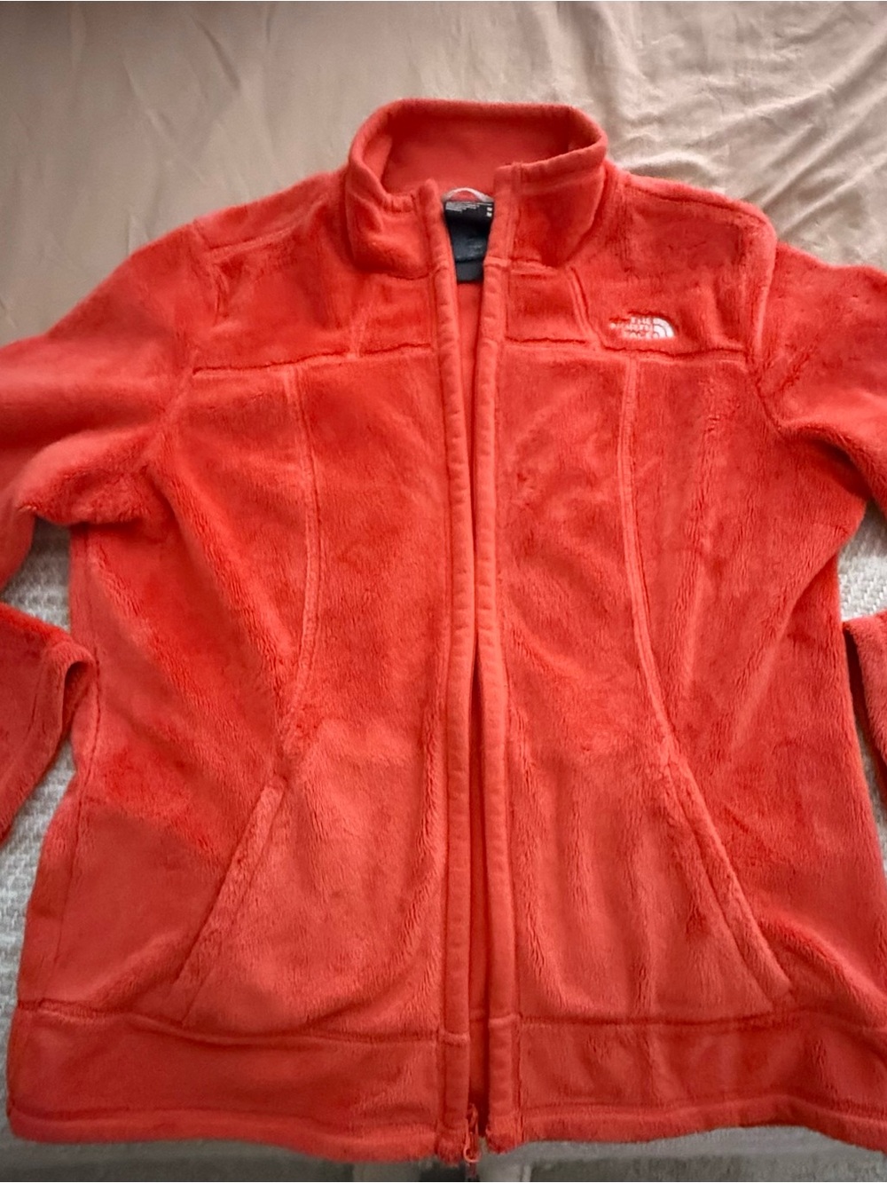 The North Face womens Coral Zip-Up Fleece Jacket